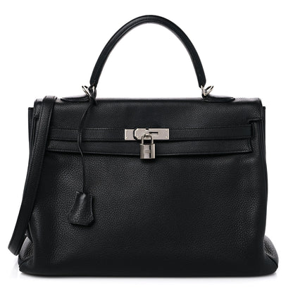Hermes Taurillon Clemence Kelly Retourne 35 Black 1 of 18