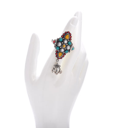 Gucci Sterling Silver Howlite Ring 49 5 2 of 4