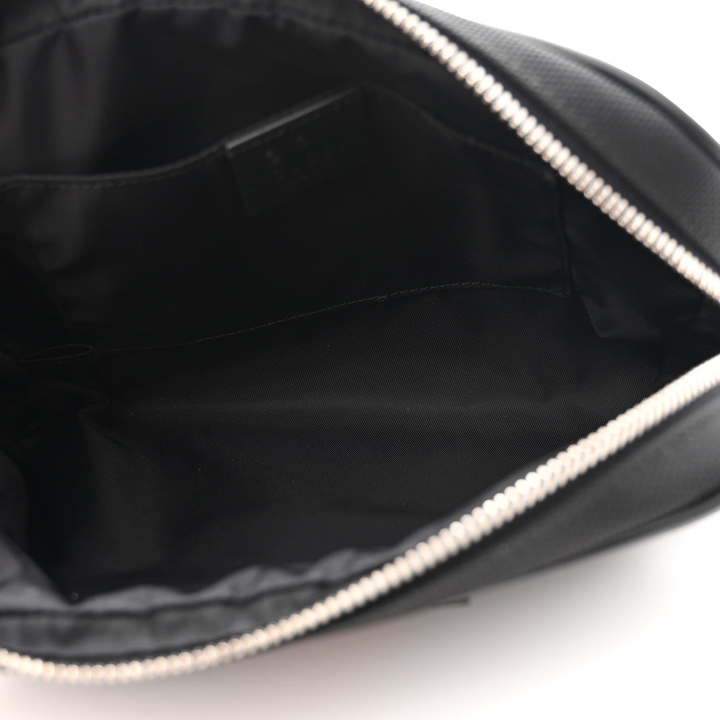 Canvas Web Slim Belt Bag Black