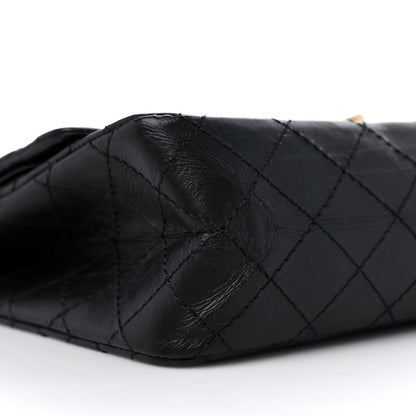 Chanel Aged Calfskin Lucky Charms 2.55 Reissue 225 Flap Black 8 of 9