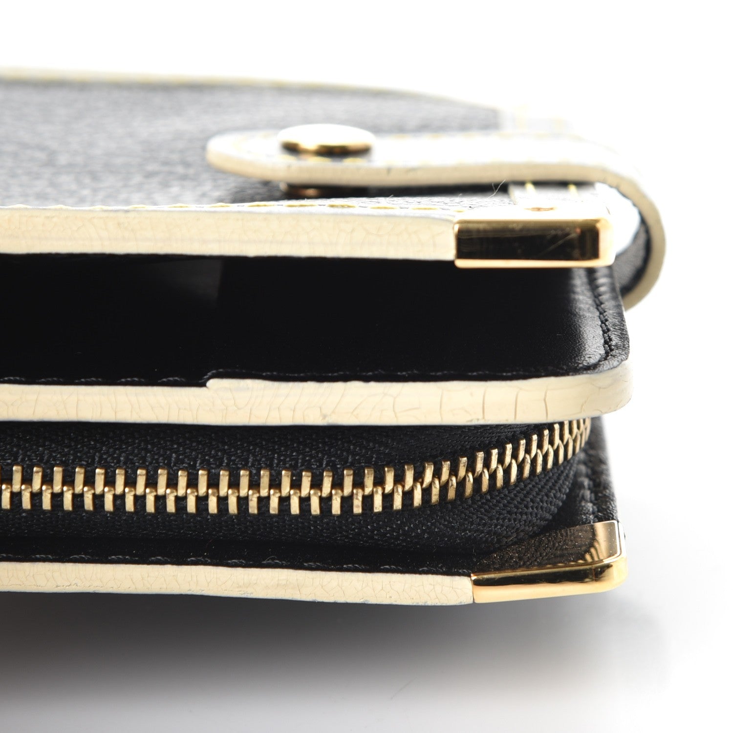 Louis Vuitton Suhali Compact Zipped Wallet Black 9 of 10