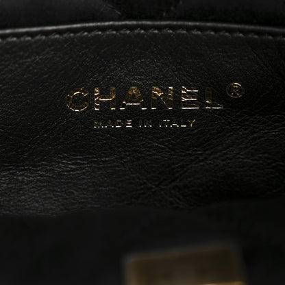Chanel Shiny Calfskin Quilted Mini Chanel 22 Black 6 of 11
