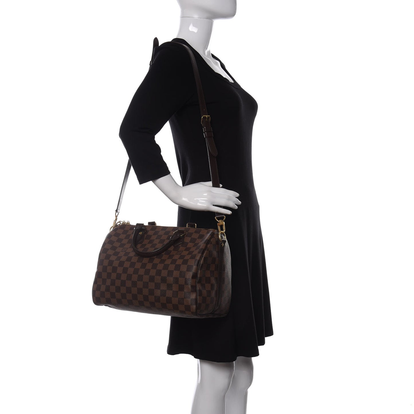 Damier Ebene Speedy Bandouliere 30
