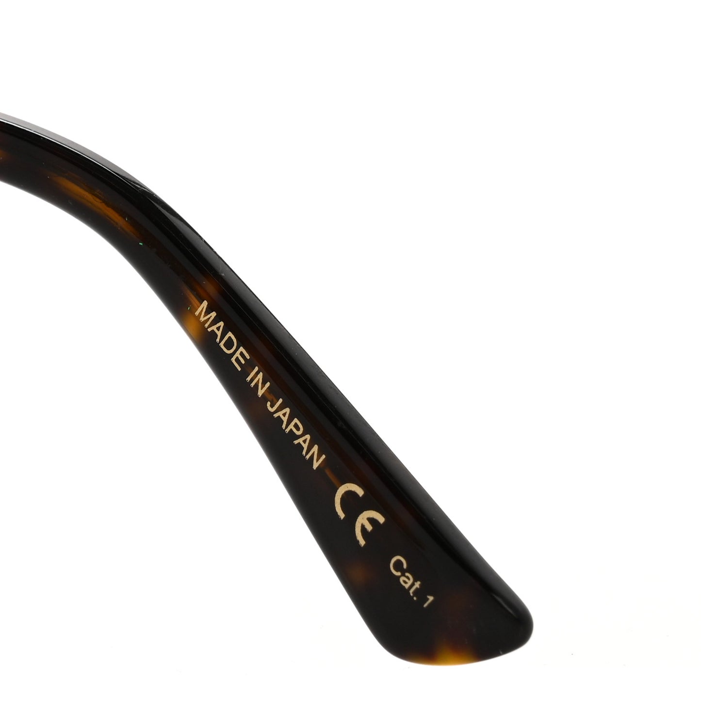 Metal Round Frame GG0595S Sunglasses Gold Black