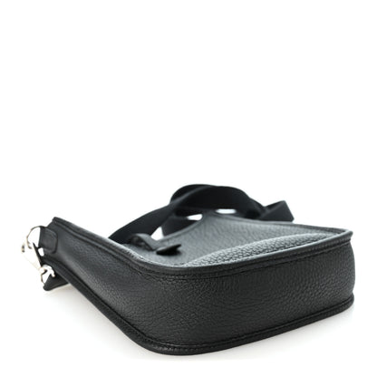 Hermes Taurillon Clemence Evelyne TPM Black 4 of 10