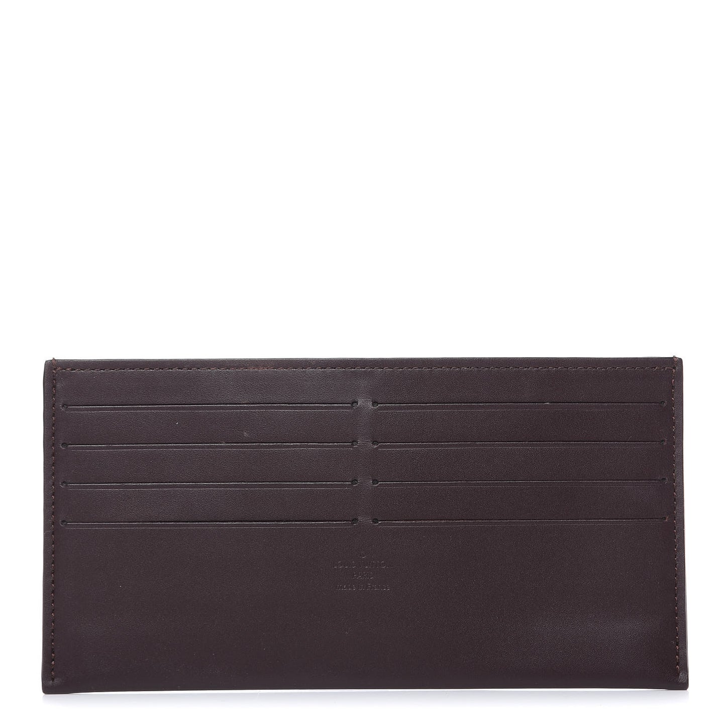 Calfskin Felicie Card Holder Insert Amarante