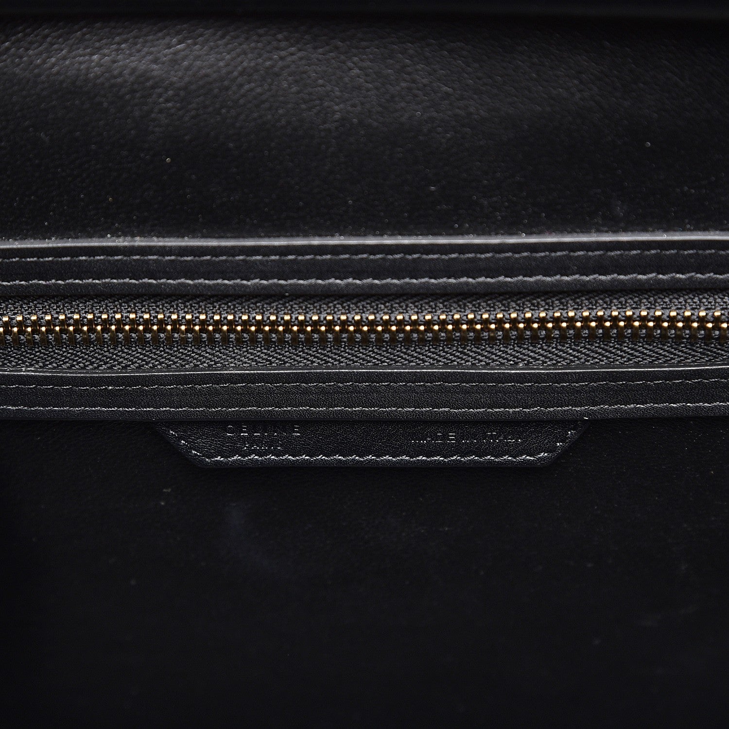 Celine Smooth Calfskin Micro Luggage Black 6 of 9