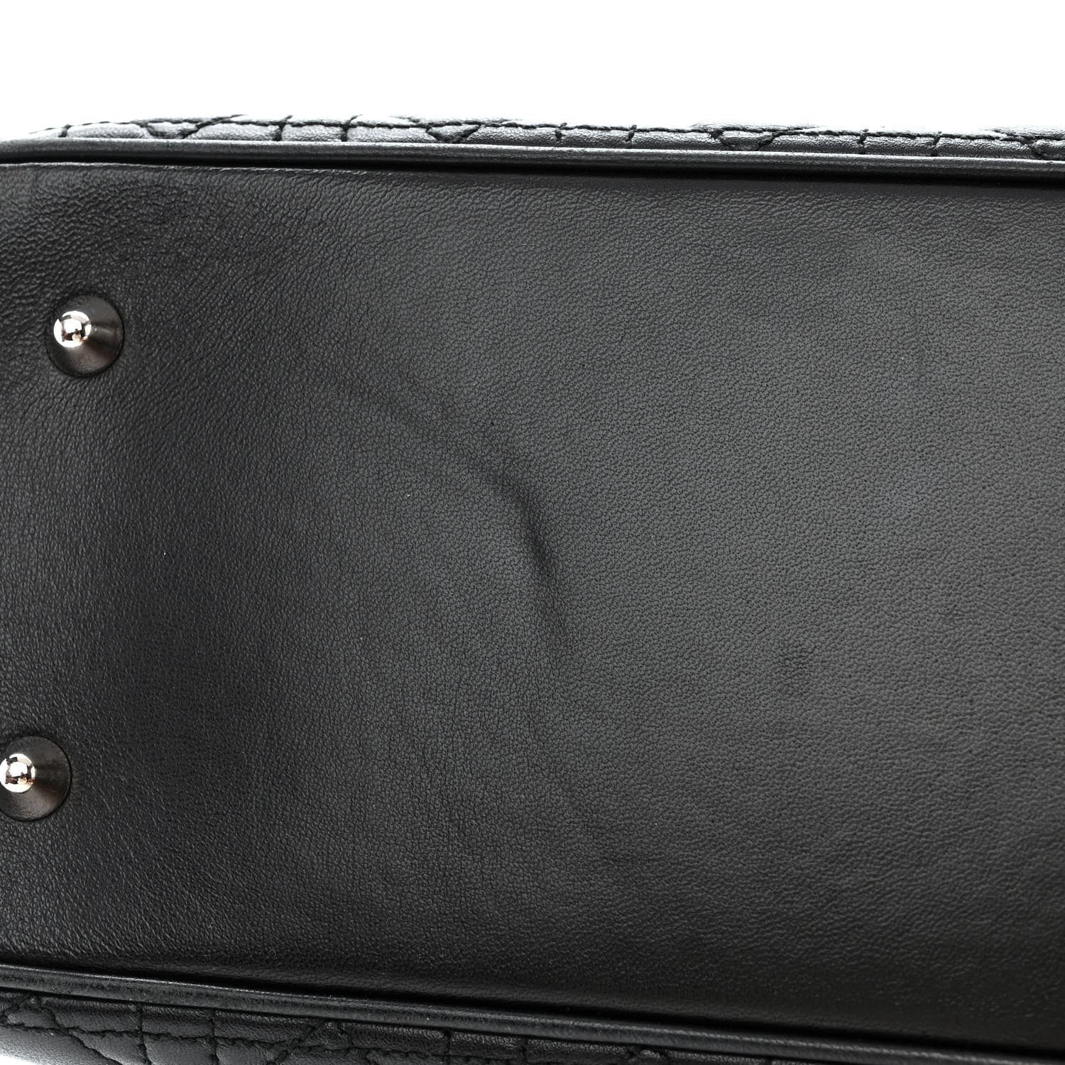 Christian Dior Lambskin Cannage XL Lady Dior Black 11 of 16