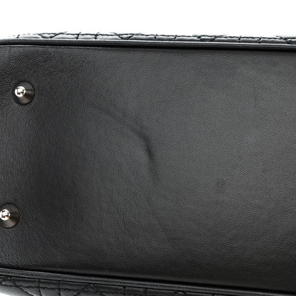 Christian Dior Lambskin Cannage XL Lady Dior Black 11 of 16