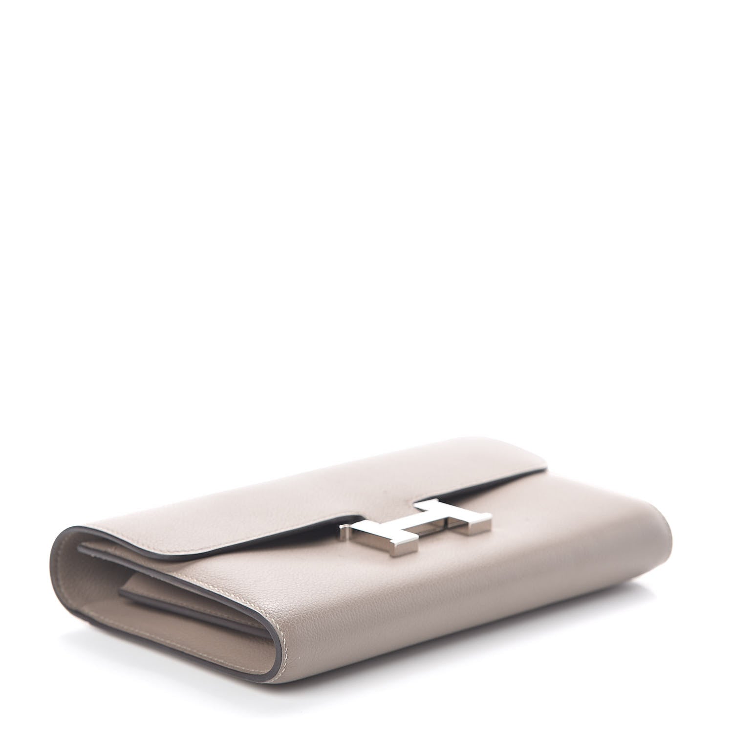 Hermes Evercolor Constance Long Wallet Gris Asphalte 4 of 7
