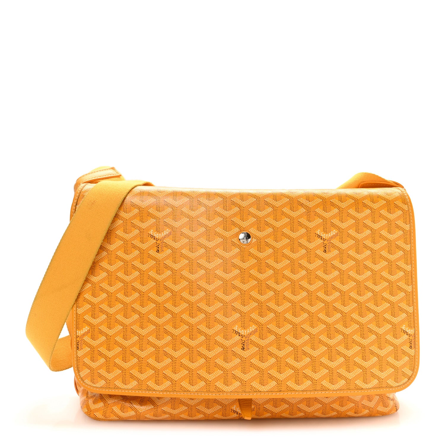 Goyard Goyardine Capetien Messenger Bag Yellow 1 of 10
