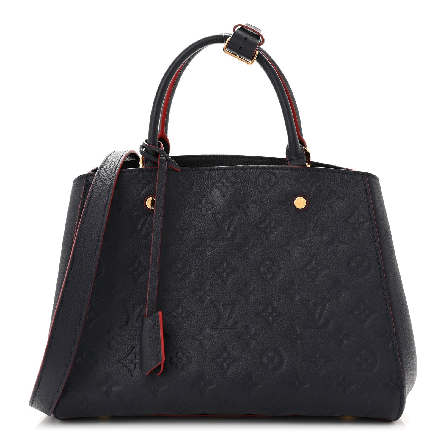 Louis Vuitton Empreinte Montaigne MM Marine Rouge 1 of 10