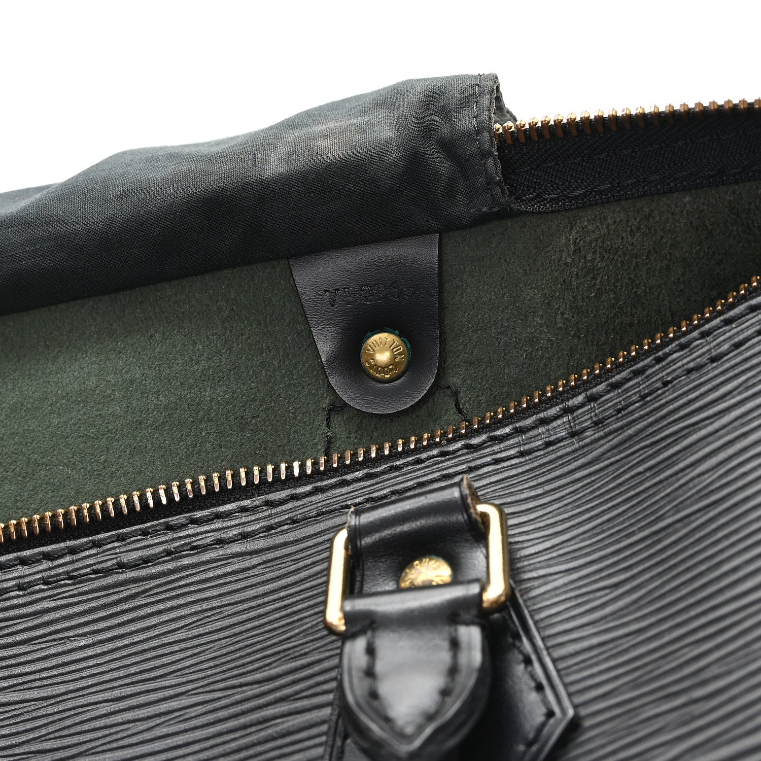 Louis Vuitton Epi Speedy 35 Black 7 of 10
