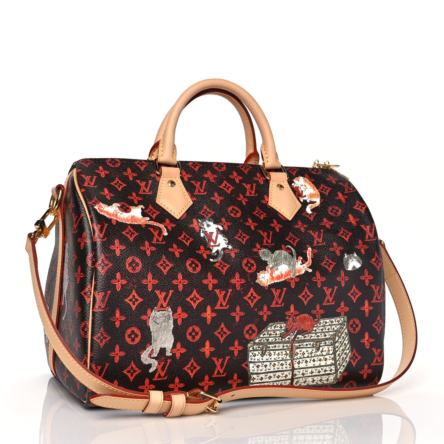 Catogram Speedy Bandouliere 30 Marron
