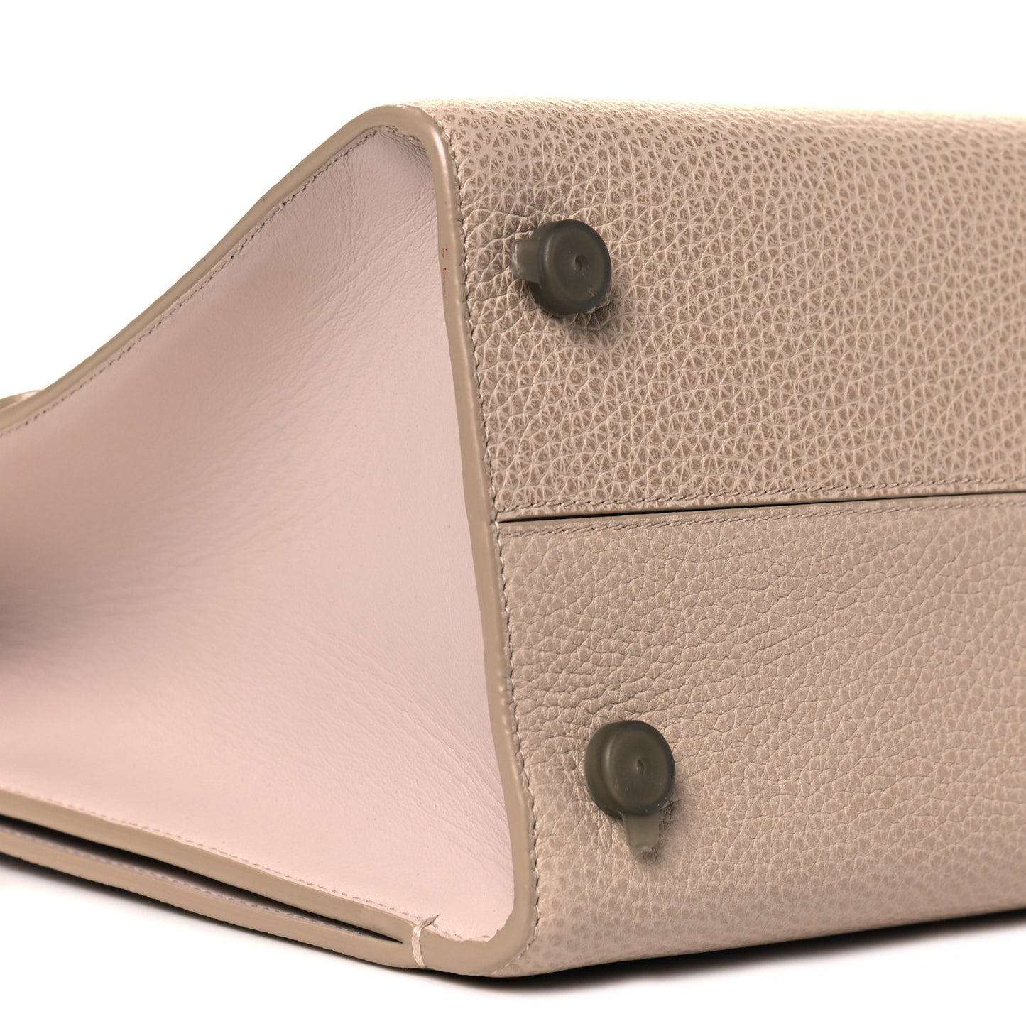 Grained Calfskin Medium Diorever Flap Tapioca
