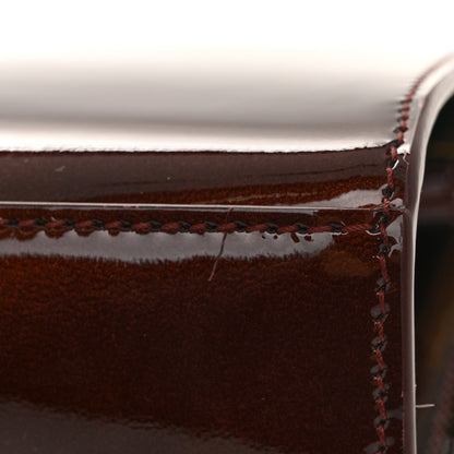 Saint Laurent Patent Calfskin Small Le Anne-Marie Shoulder Bag Strong Espresso 10 of 10