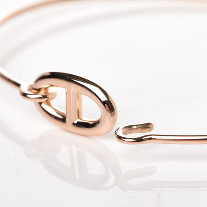 Hermes 18K Rose Gold PM Ronde Chaine d'Ancre Bracelet SH 6 of 6