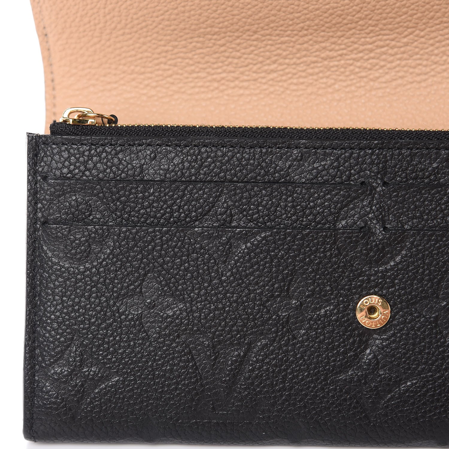 Louis Vuitton Empreinte Emilie Wallet Black Dune 11 of 12