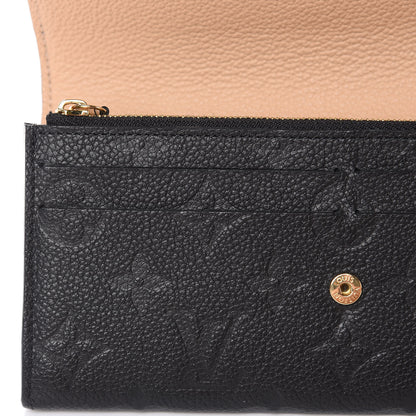 Louis Vuitton Empreinte Emilie Wallet Black Dune 11 of 12