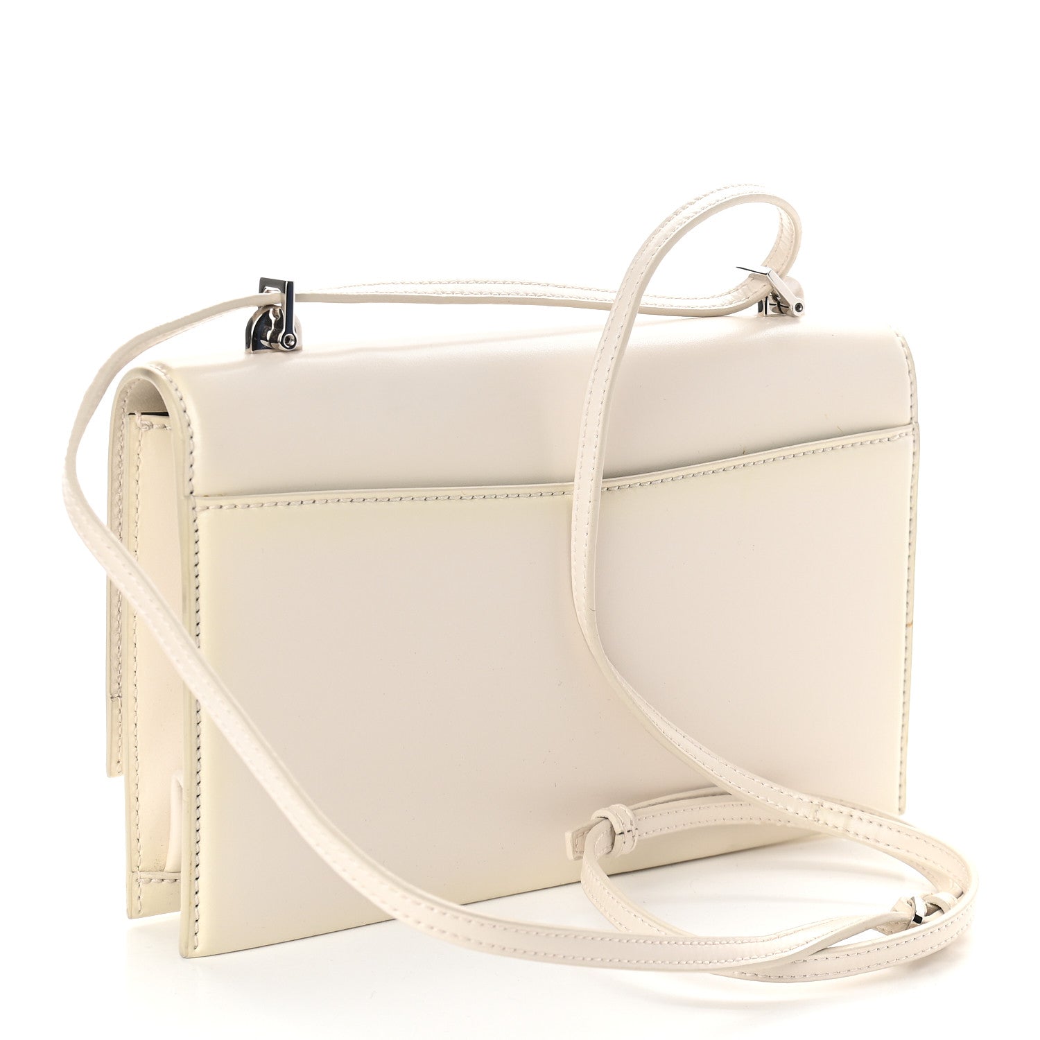 Saint Laurent Calfskin Medium Babylone Cream Souffle 3 of 10