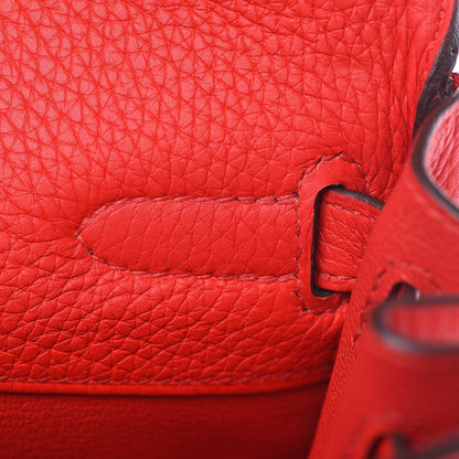 Hermes Taurillon Clemence Kelly Ado Backpack Rouge De Coeur 13 of 22