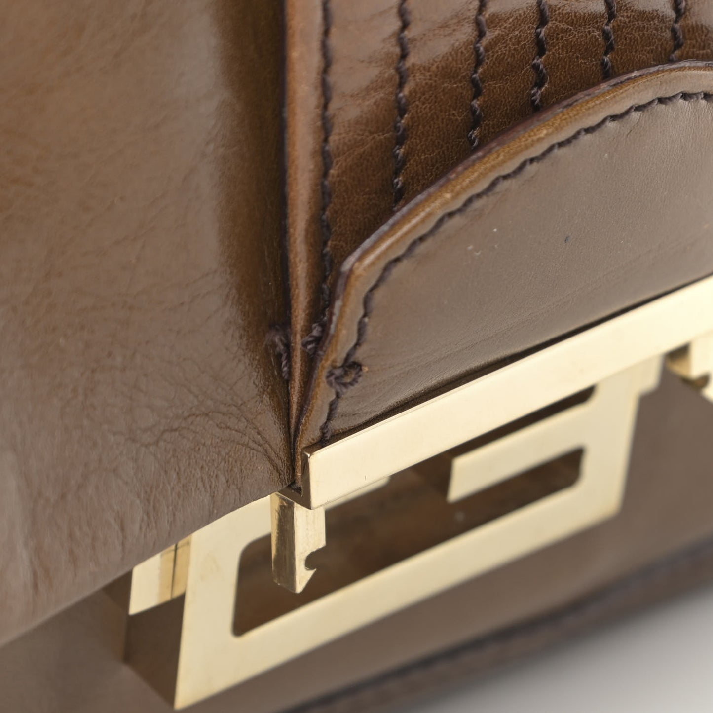 Vitello Acqua Maxi Baguette Bag Saddler
