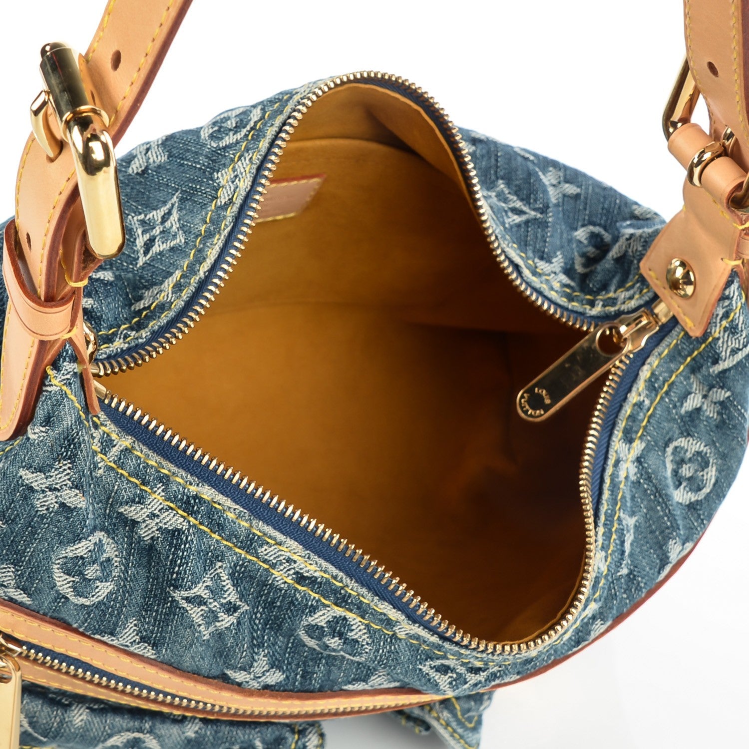 Louis Vuitton Monogram Denim Baggy PM Blue 5 of 7