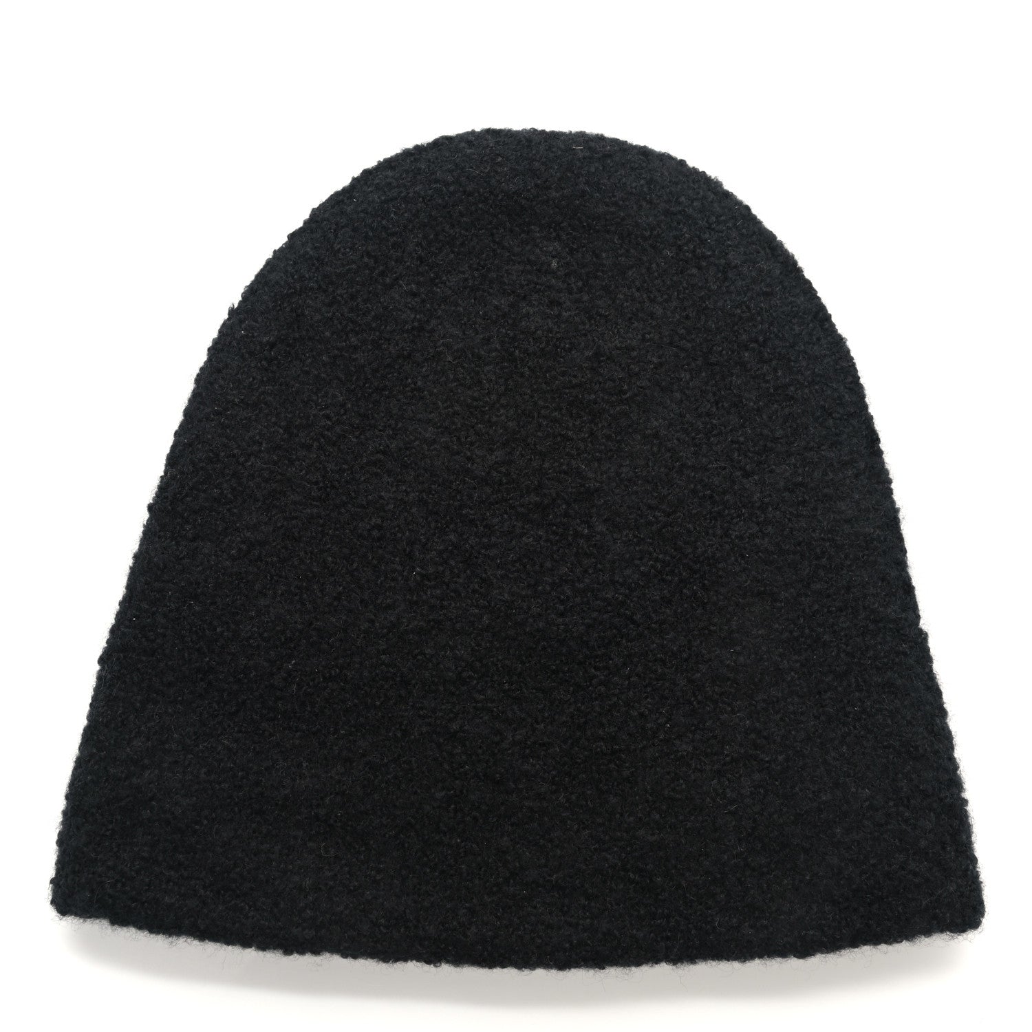 Chanel Cashmere CC Beanie Hat Black Gold 3 of 4