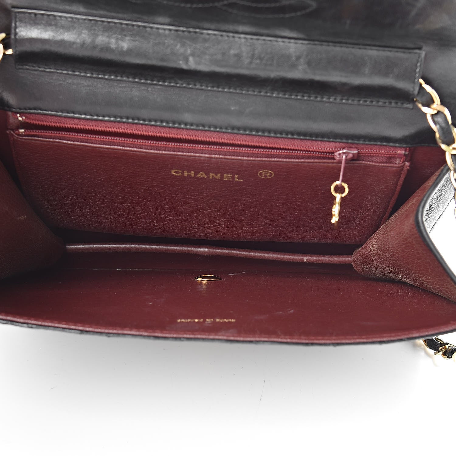 Chanel Lambskin Quilted Medium Single Flap Black 5 of 19