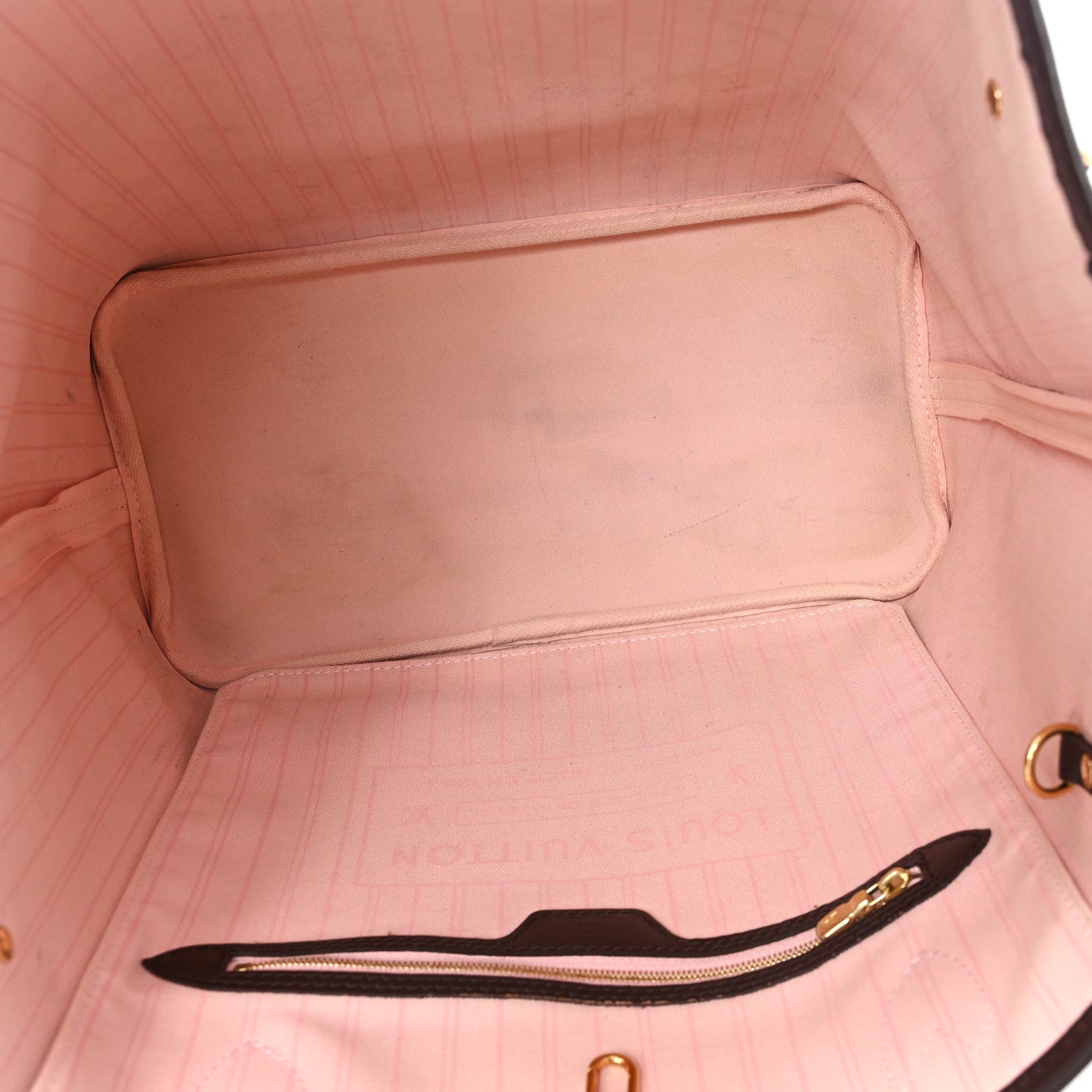 Louis Vuitton Damier Ebene Neo Neverfull MM Rose Ballerine 6 of 11