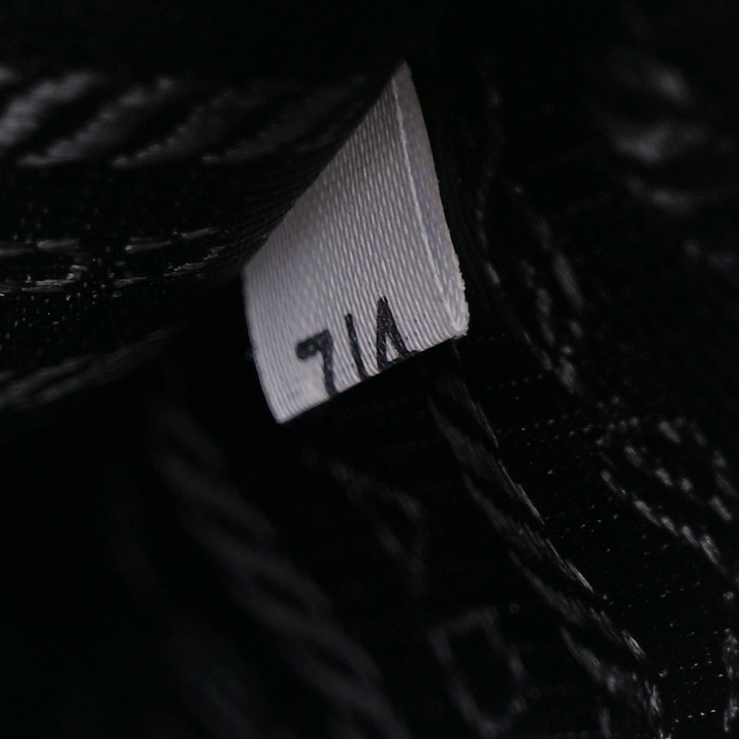 Prada Jacquard Saffiano Triangolo Symbole Embroidered Mini Tote Black Corda 7 of 10