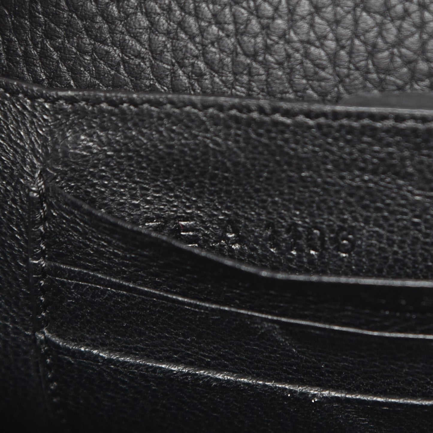 Grained Calfskin Nano Horizon Satchel Black