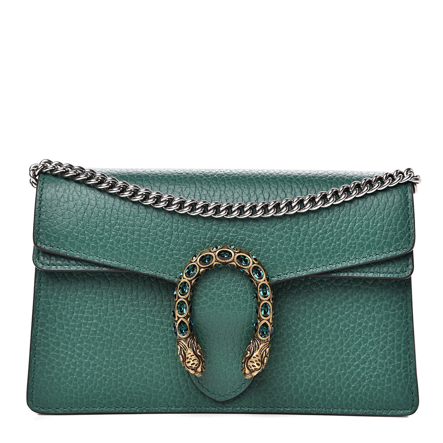 Calfskin Super Mini Dionysus Shoulder Bag Emerald