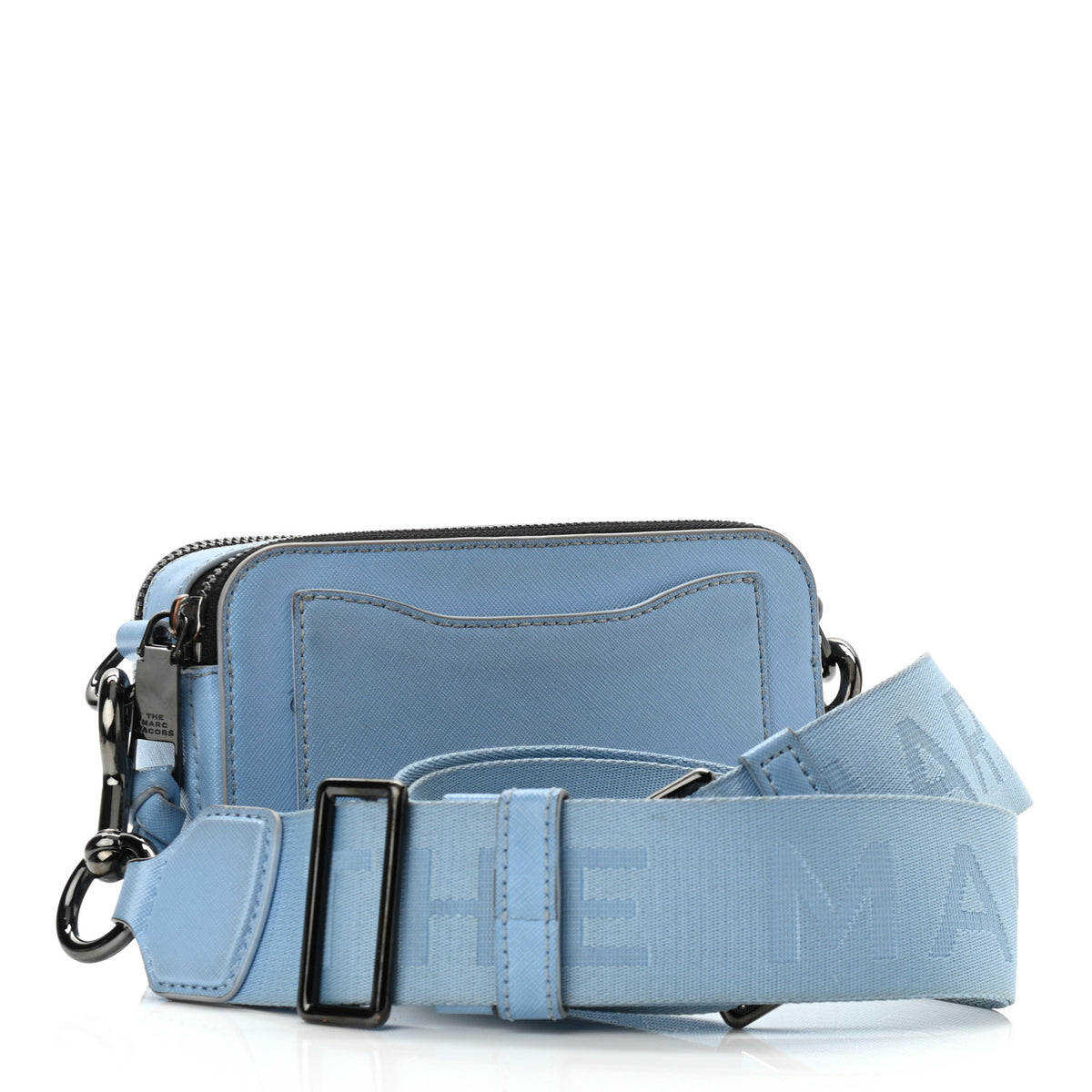 Saffiano Small Snapshot Camera Bag Light Blue