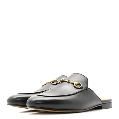 Gucci Calfskin Womens Princetown Slippers 40 Black 4 of 11