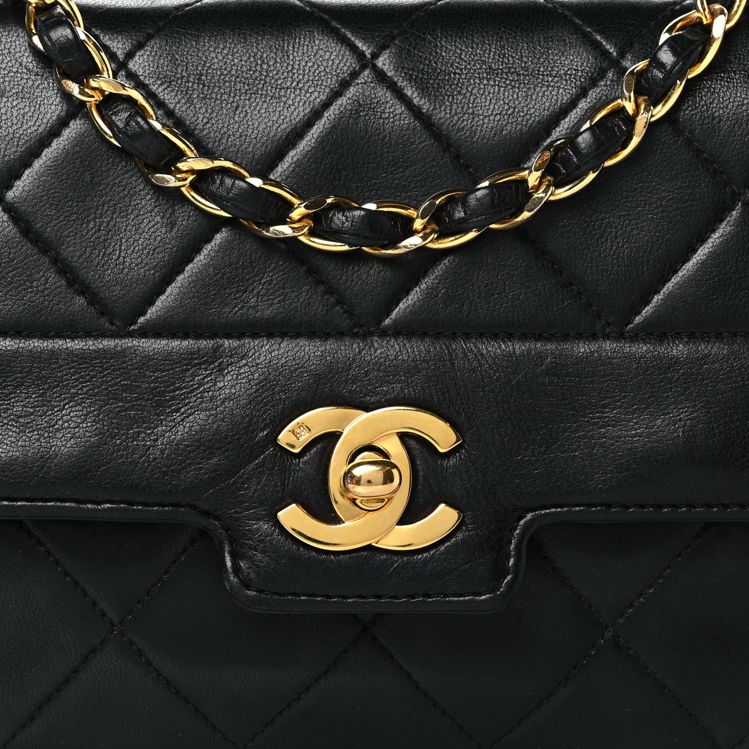 Chanel Lambskin Quilted Small Single Flap Black 7 of 9