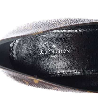 Louis Vuitton Monogram Cherie Pumps 38 Black 7 of 13