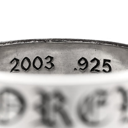 Chrome Hearts Sterling Silver Forever Spacer Ring 62 10 5 of 6