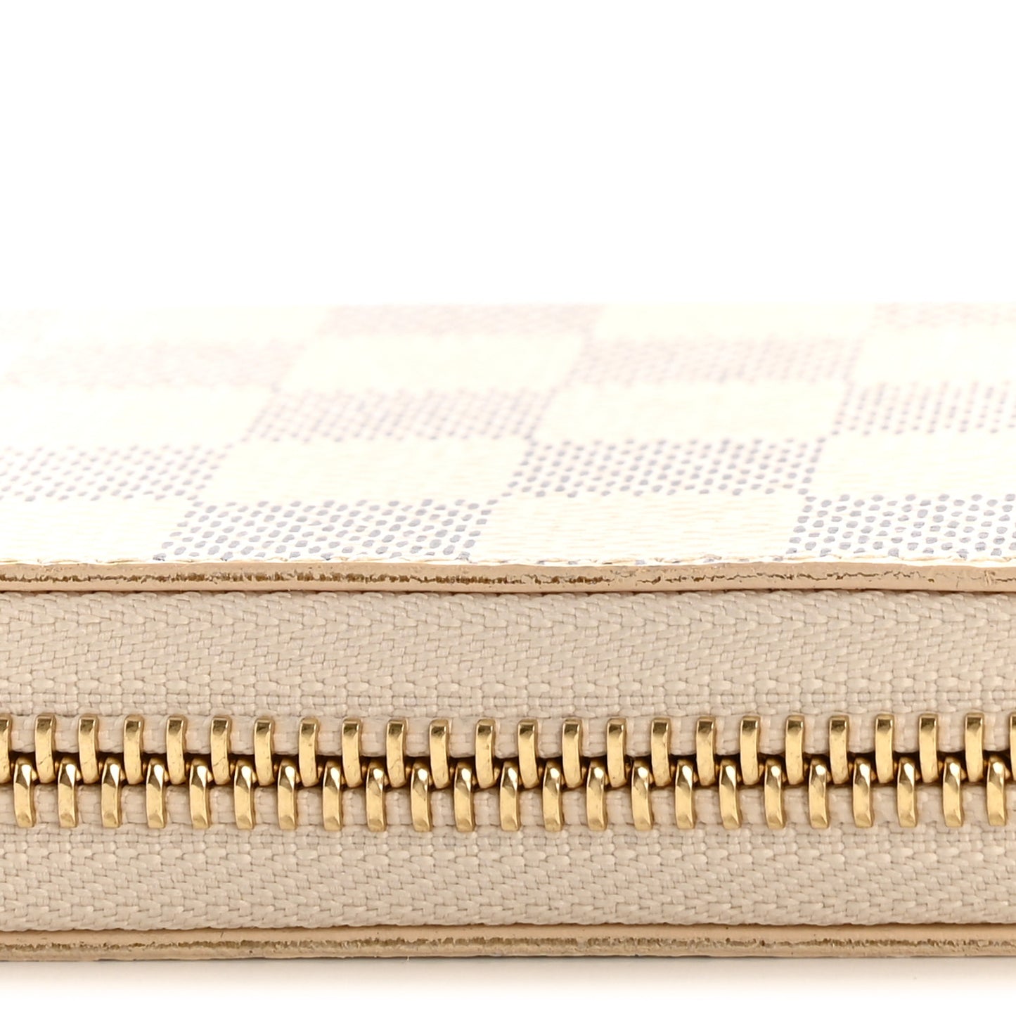 Damier Azur Clemence Wallet Rose Ballerine