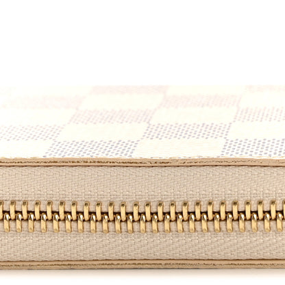 Louis Vuitton Damier Azur Clemence Wallet Rose Ballerine 8 of 8