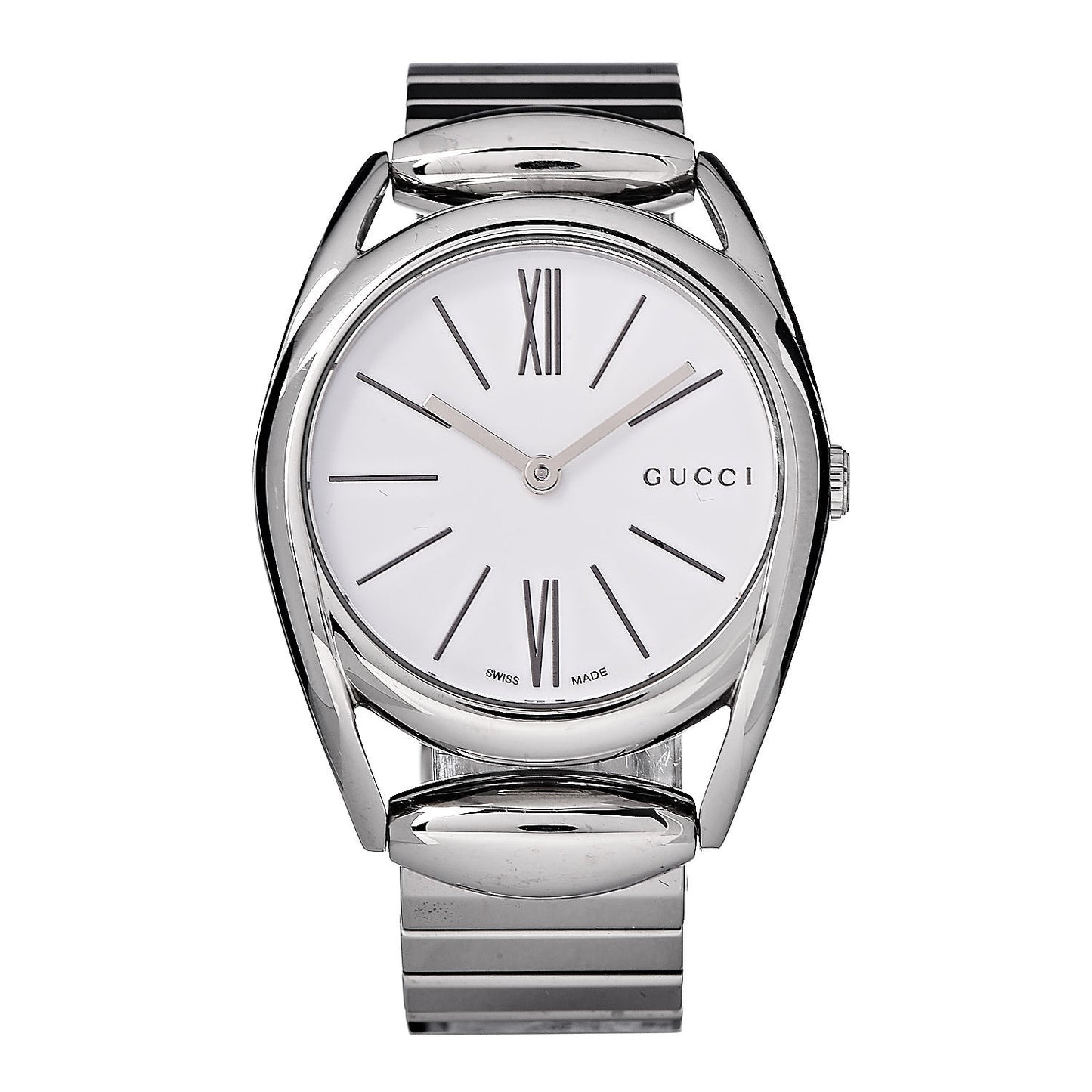 Stainless Steel 34mm Horsebit Quartz Watch