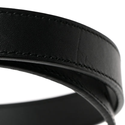 Gucci Calfskin Pearl Double G 20mm Belt 85 34 Black Cream 5 of 8