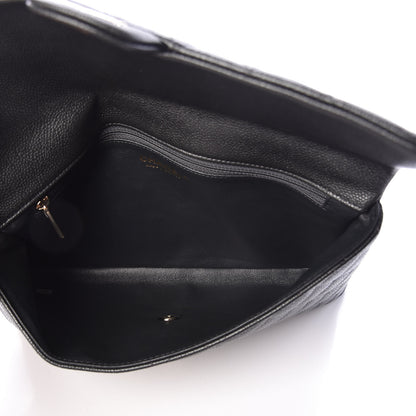 Chanel Caviar Quilted Clutch Dark Grey 7 of 10
