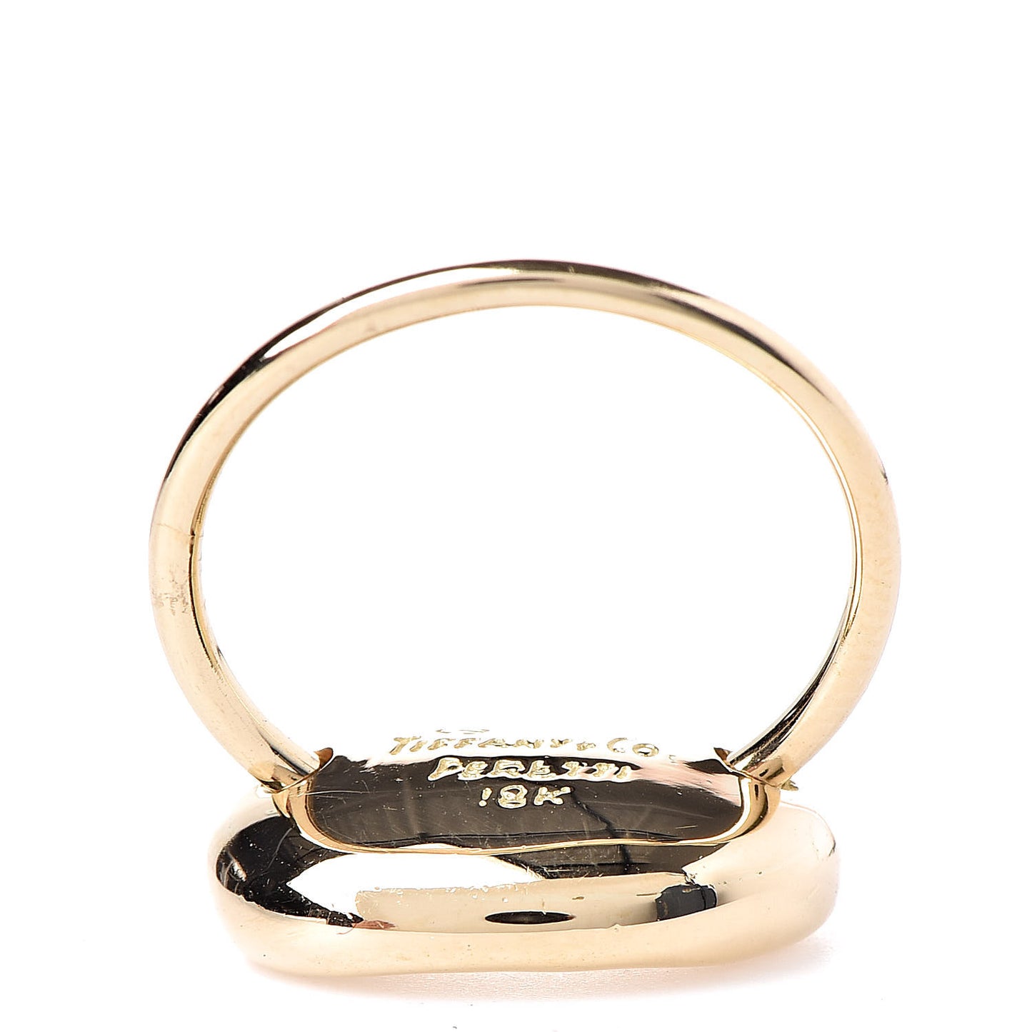18K Yellow Gold Elsa Peretti Bean Ring 47 4