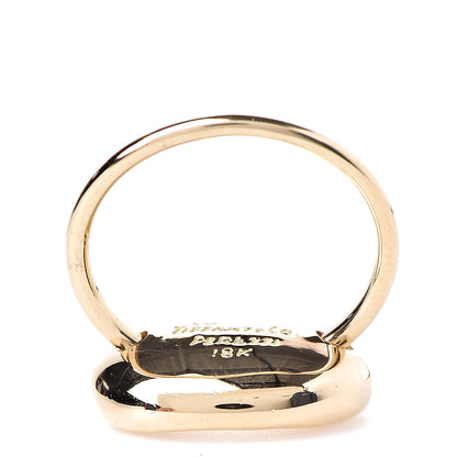 Tiffany 18K Yellow Gold Elsa Peretti Bean Ring 47 4 6 of 6