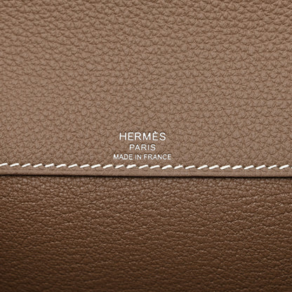 Hermes Togo Kelly Depeches 25 Pouch Etoupe 6 of 11