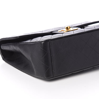 Chanel Lambskin Quilted XL Jumbo Single Flap Black 8 of 9