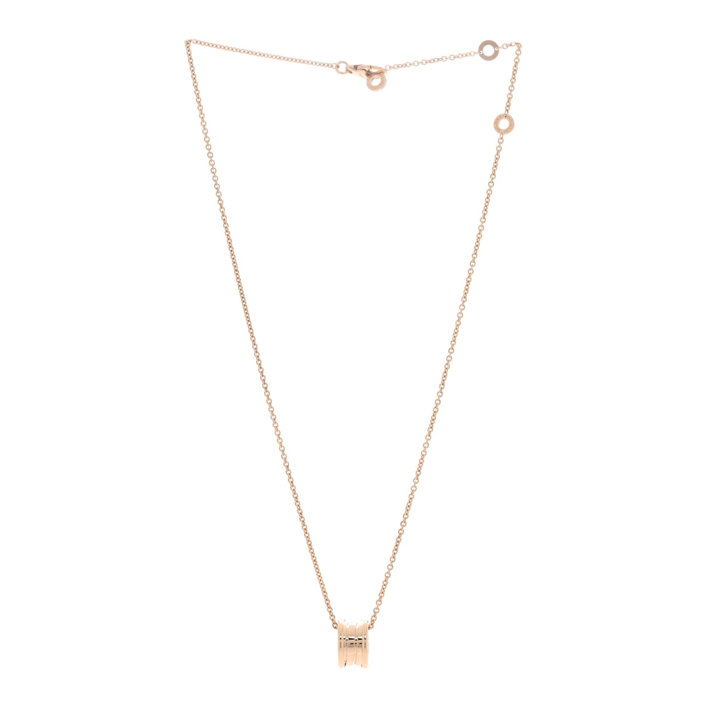 18K Rose Gold B.Zero1 Pendant Necklace