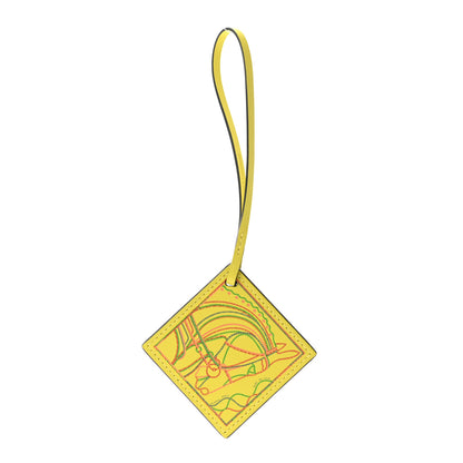Hermes Swift Robe du Soir Nano Bag Charm Lime 1 of 4