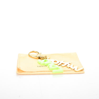 Louis Vuitton Graffiti Bag Charm Green 4 of 4